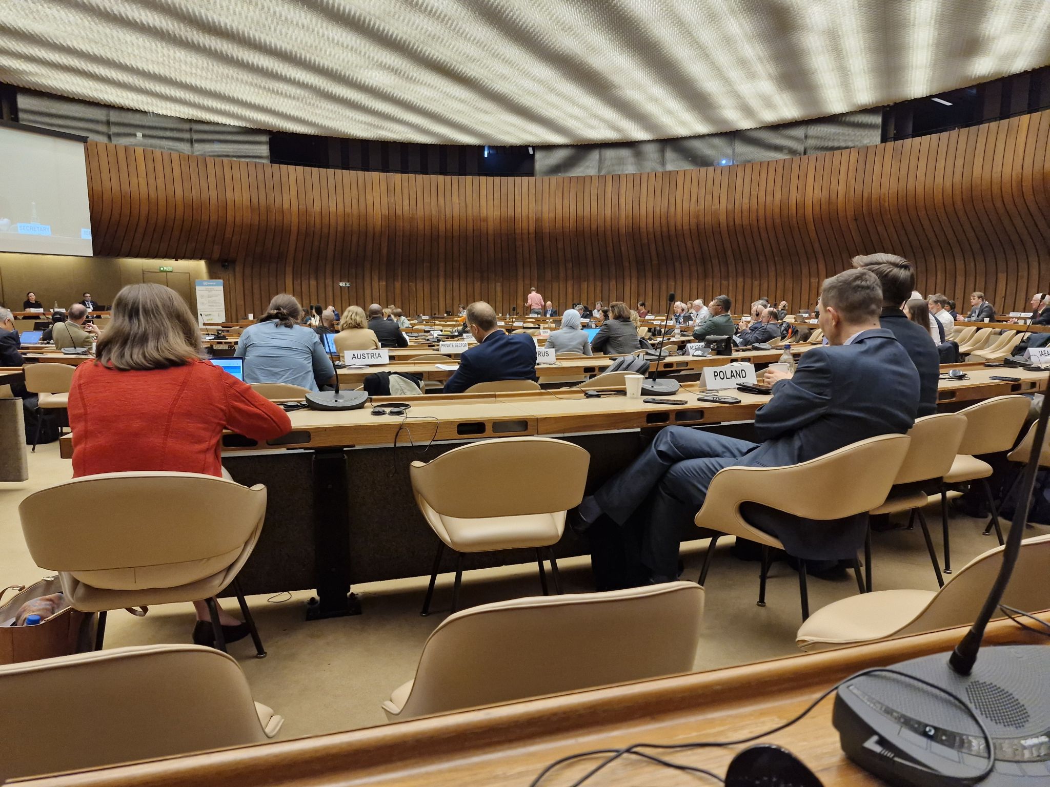 Prof. Perrons speaking at the UN in Geneva